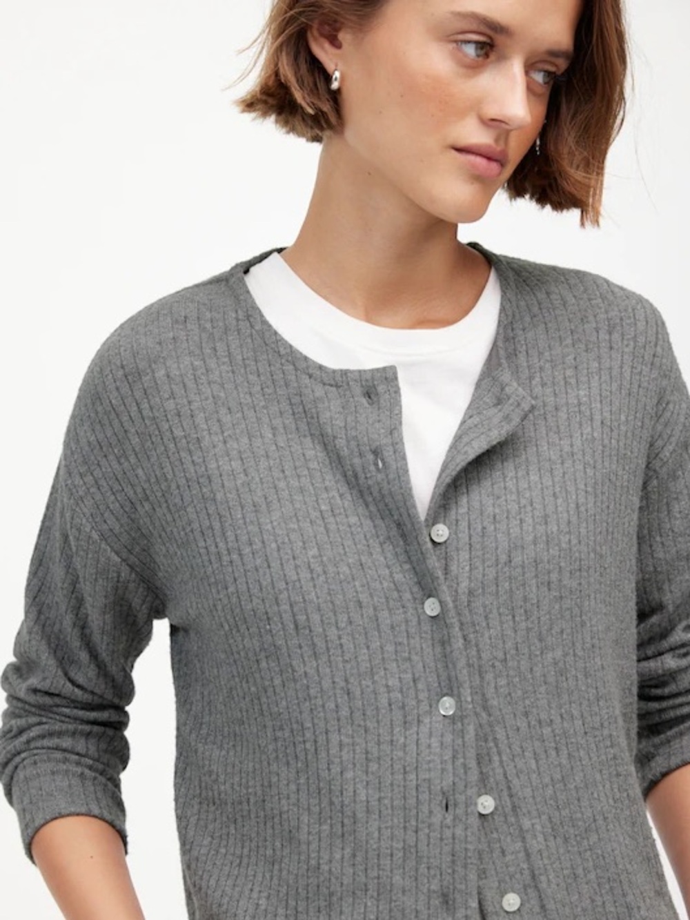 Madewell Relaxed Button Front Cardigan